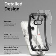 Husa Nothing Phone (2a), (2a) Plus Ringke Fusion X, transparent / gri