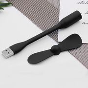 Mini ventilator portabil USB, flexibil Techsuit TUF1, negru