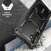 Pachet 360: Husa cu folie integrata Samsung Galaxy A55 5G I-Blason - Armorbox, negru