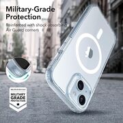 Husa iPhone 15 ESR Classic Hybrid HaloLock, clear / bleu