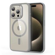 Husa iPhone 15 Pro ESR Classic Hybrid HaloLock, clear / grey