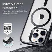 Husa iPhone 15 Pro Max ESR Classic Hybrid HaloLock, clear grey