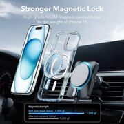 Husa pentru  iPhone 15 Plus - ESR Classic Hybrid HaloLock cu Magsafe si Kickstand - albastru