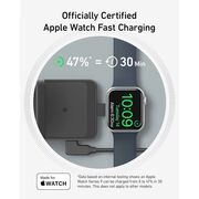 Incarcator wireless magnetic Anker MagGo 3-in-1, MagSafe compatibil, 15W, Qi2 Certificat, Pliabil, (incarcator si cablu USB-C inclus), negru