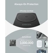 Incarcator wireless magnetic Anker MagGo 3-in-1, MagSafe compatibil, 15W, Qi2 Certificat, Pliabil, (incarcator si cablu USB-C inclus), negru