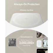Baterie externa magnetica wireless Anker MagGo, Qi2, 10.000 mAh, 15W, USB-C, Suport Pliabil, Smart Display, pentru iPhone 15/14/13/12, alb