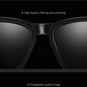 Ochelari de soare barbati polarizati Techsuit, negru, 0717