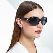 Ochelari de soare polarizati cu model Techsuit, negru, 2012