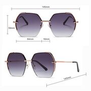 Ochelari hexagonali mari pentru femei Techsuit, gradient, 8561