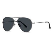 Ochelari de soare aviator unisex Techsuit, negru / gri, 3025