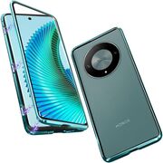 Husa 360 Magnetic Glass pentru Honor Magic 6 Lite (sticla fata + spate), negru