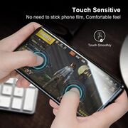Husa 360 Magnetic Glass pentru Honor Magic 6 Lite (sticla fata + spate), negru