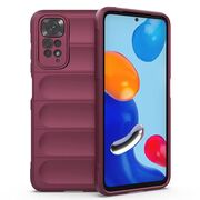 Husa Xiaomi Redmi Note 11, Note 11S Techsuit Magic Shield, bordo