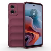 Husa pentru  Motorola Moto G34 Liquid Silicone, Microfibre Lining, Non-Slip Airbag Design, bordeaux