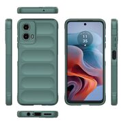 Husa pentru  Motorola Moto G34 Liquid Silicone, Microfibre Lining, Non-Slip Airbag Design, verde