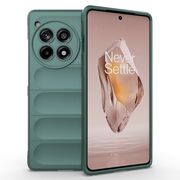Husa pentru  OnePlus 12R Liquid Silicone, Microfibre Lining, Non-Slip Airbag Design, verde