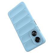 Husa pentru Husa Oppo A58 4G Liquid Silicone, Microfibre Lining, Non-Slip Airbag Design, mov