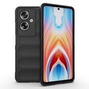 Husa pentru  Oppo A79 5G Liquid Silicone, Microfibre Lining, Non-Slip Airbag Design, negru