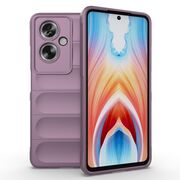 Husa pentru  Oppo A79 5G Liquid Silicone, Microfibre Lining, Non-Slip Airbag Design, mov