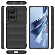 Husa pentru  Oppo Reno 10, Reno 10 Pro Liquid Silicone, Microfibre Lining, Non-Slip Airbag Design, negru