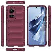 Husa pentru  Oppo Reno 10, Reno 10 Pro Liquid Silicone, Microfibre Lining, Non-Slip Airbag Design, bordeaux
