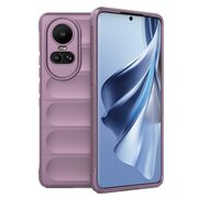 Husa pentru  Oppo Reno 10, Reno 10 Pro Liquid Silicone, Microfibre Lining, Non-Slip Airbag Design, mov