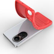 Husa pentru  Oppo Reno 10, Reno 10 Pro Liquid Silicone, Microfibre Lining, Non-Slip Airbag Design, mov