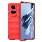Husa pentru  Oppo Reno 10, Reno 10 Pro Liquid Silicone, Microfibre Lining, Non-Slip Airbag Design, rosu