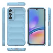 Husa pentru  Samsung Galaxy A05s Liquid Silicone, Microfibre Lining, Non-Slip Airbag Design, albastru
