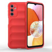 Husa pentru Samsung Galaxy A14 Liquid Silicone, Microfibre Lining, Non-Slip Airbag Design - red