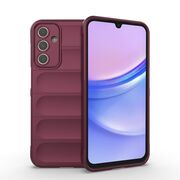 Husa pentru Samsung Galaxy A15 Liquid Silicone, Microfibre Lining, Non-Slip Airbag Design - bordeaux