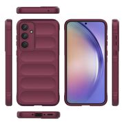 Husa pentru Samsung Galaxy A54 Liquid Silicone, Microfibre Lining, Non-Slip Airbag Design - bordeaux