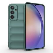 Husa pentru Samsung Galaxy A54 Liquid Silicone, Microfibre Lining, Non-Slip Airbag Design - green
