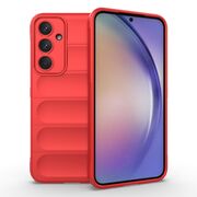 Husa pentru Samsung Galaxy A54 Liquid Silicone, Microfibre Lining, Non-Slip Airbag Design - red