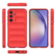 Husa pentru Samsung Galaxy A54 Liquid Silicone, Microfibre Lining, Non-Slip Airbag Design - red