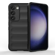 Husa pentru  Samsung Galaxy S23 Liquid Silicone, Microfibre Lining, Non-Slip Airbag Design, negru