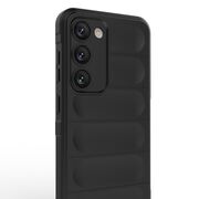 Husa pentru Samsung Galaxy S23 Liquid Silicone, Microfibre Lining, Non-Slip Airbag Design, negru