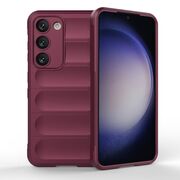 Husa pentru  Samsung Galaxy S23 Liquid Silicone, Microfibre Lining, Non-Slip Airbag Design, bordeaux