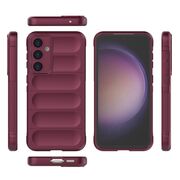 Husa pentru Samsung Galaxy S23 FE Liquid Silicone, Microfibre Lining, Non-Slip Airbag Design - bordeaux