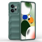 Husa pentru  Xiaomi Redmi 12 5G, Redmi 12 4G Liquid Silicone, Microfibre Lining, Non-Slip Airbag Design, verde