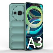 Husa pentru  Xiaomi Redmi A3 Liquid Silicone, Microfibre Lining, Non-Slip Airbag Design, verde