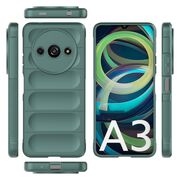 Husa pentru  Xiaomi Redmi A3 Liquid Silicone, Microfibre Lining, Non-Slip Airbag Design, verde