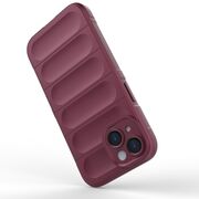 Husa pentru  iPhone 15 Liquid Silicone, Microfibre Lining, Non-Slip Airbag Design, albastru