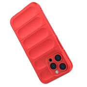 Husa pentru  iPhone 15 Pro Liquid Silicone, Microfibre Lining, Non-Slip Airbag Design, mov