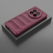 Husa pentru  Realme 12 Pro, Realme 12 Pro+ Liquid Silicone, Microfibre Lining, Non-Slip Airbag Design, bordeaux