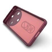 Husa pentru Honor Magic 6 Lite Liquid Silicone, Microfibre Lining, Non-Slip Airbag Design, bordeaux