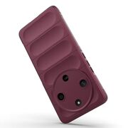 Husa pentru Honor Magic 6 Lite Liquid Silicone, Microfibre Lining, Non-Slip Airbag Design, bordeaux