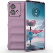 Husa pentru  Motorola Edge 40 NEO Liquid Silicone, Microfibre Lining, Non-Slip Airbag Design, mov