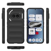 Husa pentru  Nothing Phone (2a), (2a) Plus Liquid Silicone, Microfibre Lining, Non-Slip Airbag Design, negru