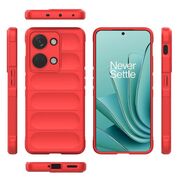 Husa pentru  OnePlus Nord 3 Liquid Silicone, Microfibre Lining, Non-Slip Airbag Design, rosu